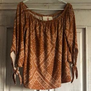 Cavenders Bandana Print shirt